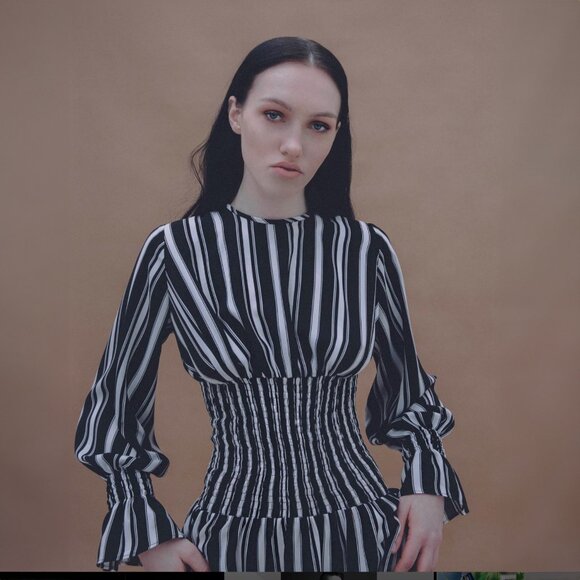 Atelier Guarin Long Sleeve Maxi Dress β Size M - Picture 2 of 6